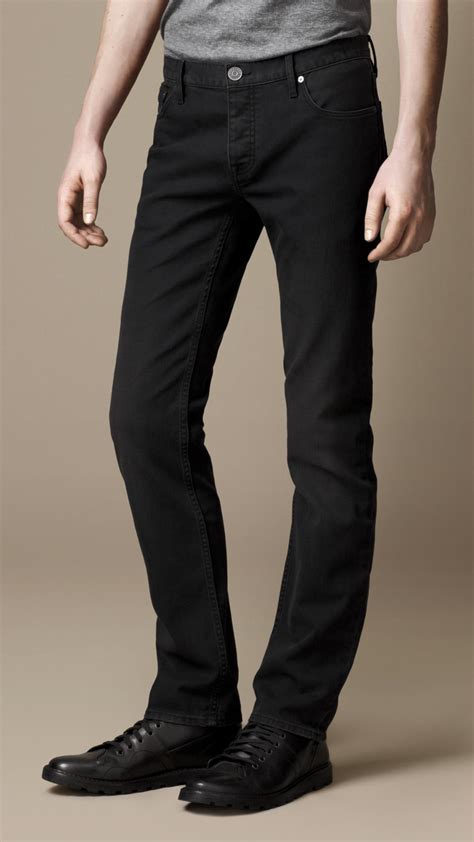 burberry steadman black jeans|Burberry Steadman Black Slim Fit Jeans for Men .